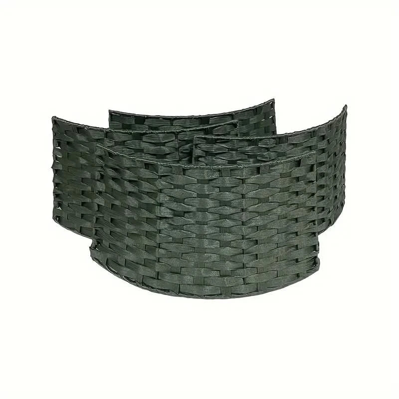 Dark Green Rustic Christmas Tree Skirt – 64×40×20 cm