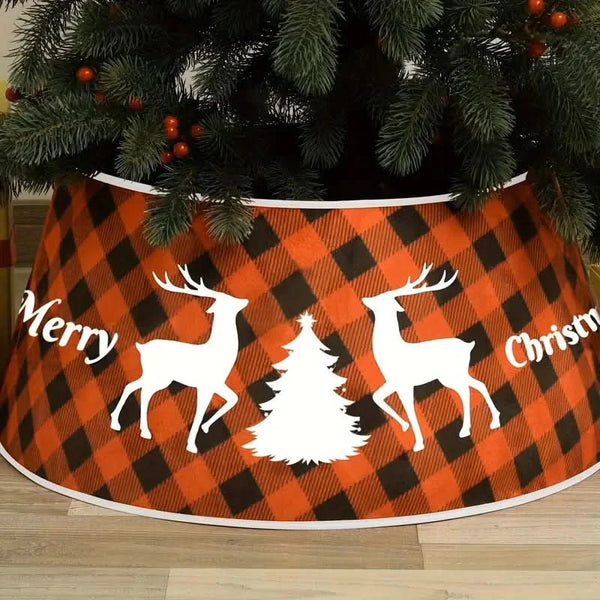Patterned Christmas Tree Skirt – 60×40×20 cm