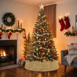 Rustic Base Christmas Tree Skirt – 70×50×25 cm