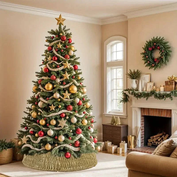 Rustic Base Christmas Tree Skirt – 70×50×25 cm