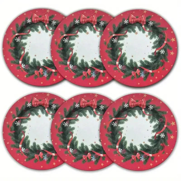 6-Piece Christmas Dinnerware Set
