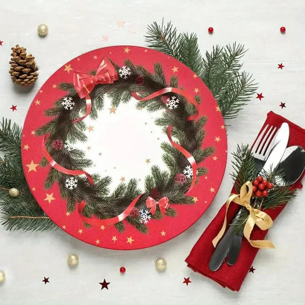 6-Piece Christmas Dinnerware Set