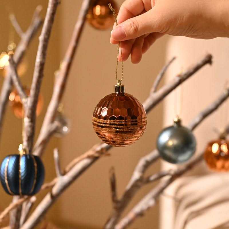 Christmas Ball Ornament Kit - 21 Pieces for Holiday Decoration