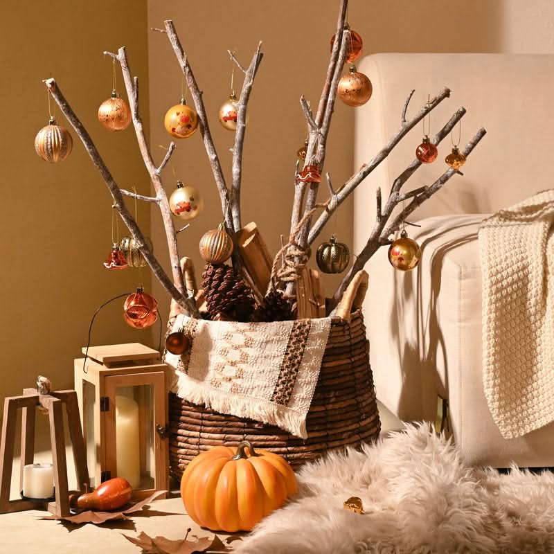 Christmas Ball Ornament Kit - 21 Pieces for Holiday Decoration