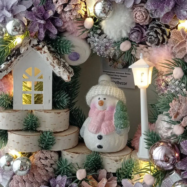 Luxury Christmas Wreath with LED – 55 cm
