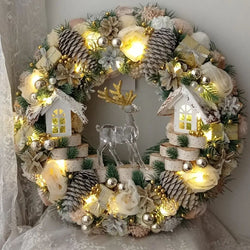 Luxury Christmas Wreath with LED – 55 cm