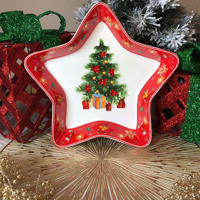 Premium Christmas Dinnerware Set – 27 Pieces