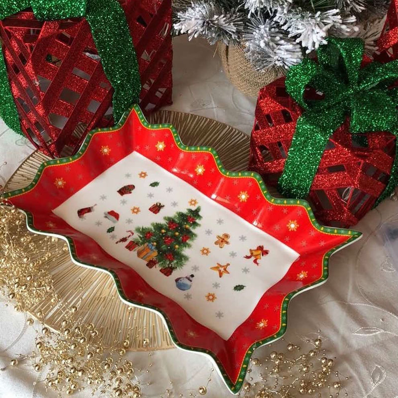 Premium Christmas Dinnerware Set – 27 Pieces