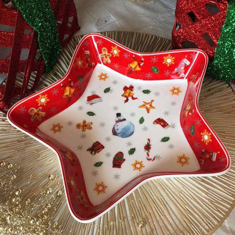 Premium Christmas Dinnerware Set – 27 Pieces