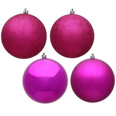 Christmas Ball Ornament Kit - 50 Pieces for Holiday Decoration