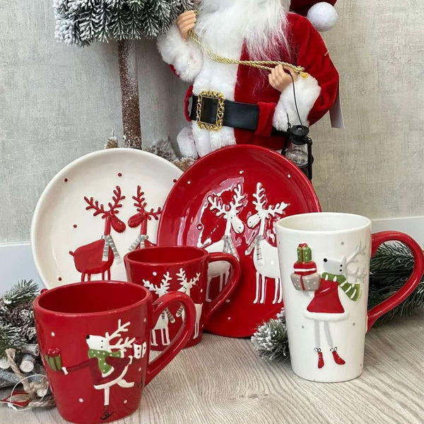 Christmas Porcelain Set – 5 Pieces