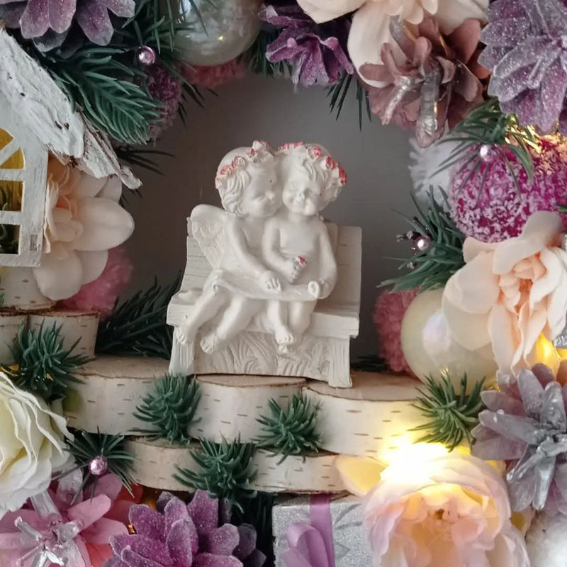 Luxury Christmas Wreath with LED – 55 cm
