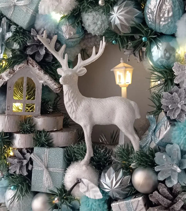 Luxury Christmas Wreath with LED – 55 cm