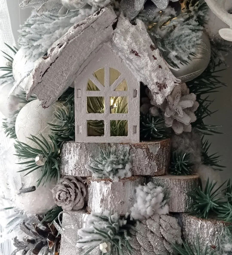 Luxury Christmas Wreath with LED – 55 cm