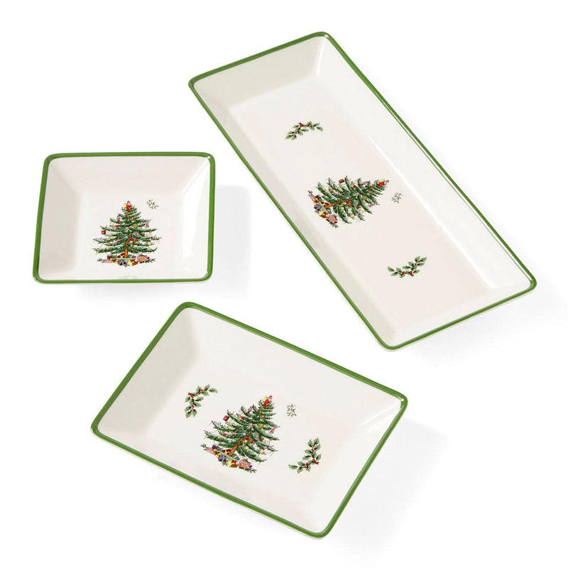 Christmas Themed Tray Set – 3 Pieces