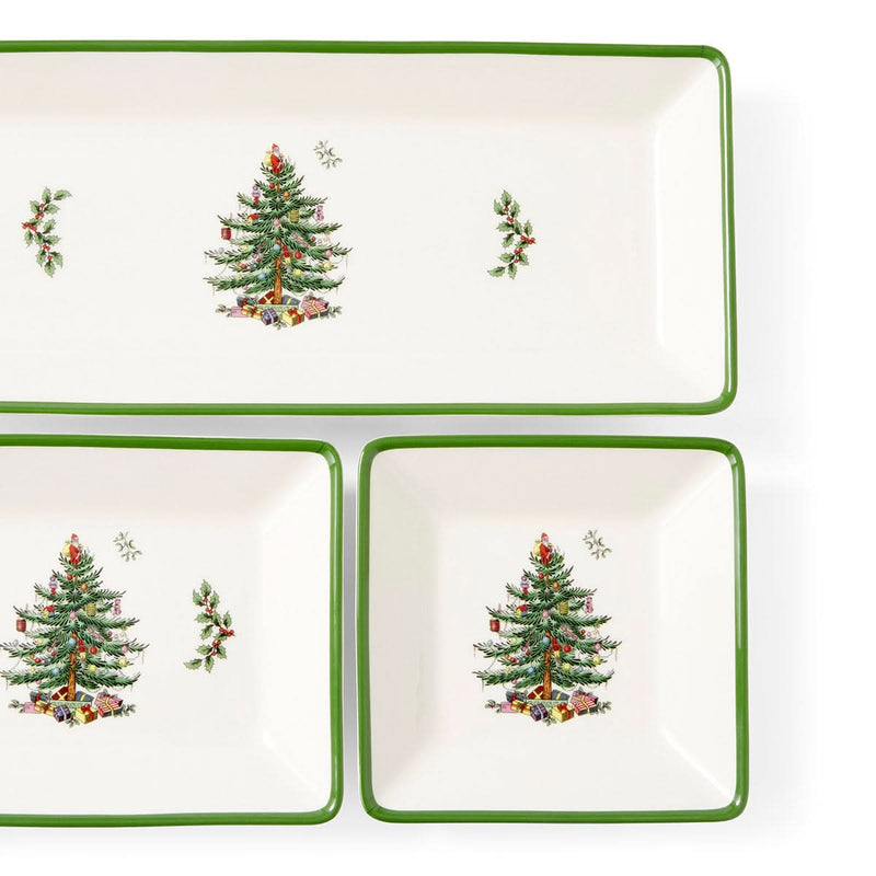 Christmas Themed Tray Set – 3 Pieces