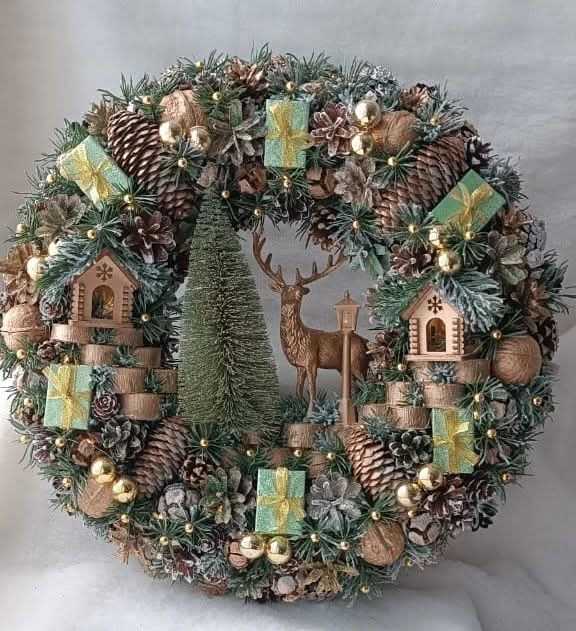 Luxury Christmas Wreath – 70 cm