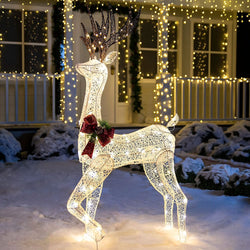 Illuminated Reindeer with LED – 1.52m Height