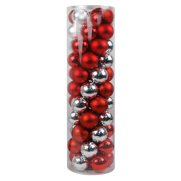 55-Piece Christmas Balls Decoration Kit