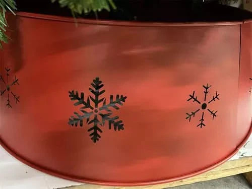 Decorative Christmas Tree Skirt – Christmas Tree Design with Iron Base, 70×60×25 cm