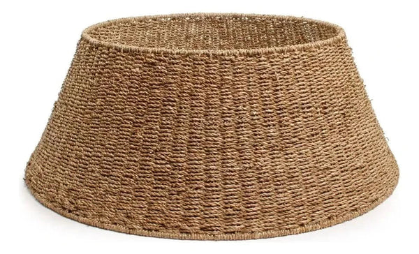 Rigid Natural Fiber Christmas Tree Skirt – 45×70 cm
