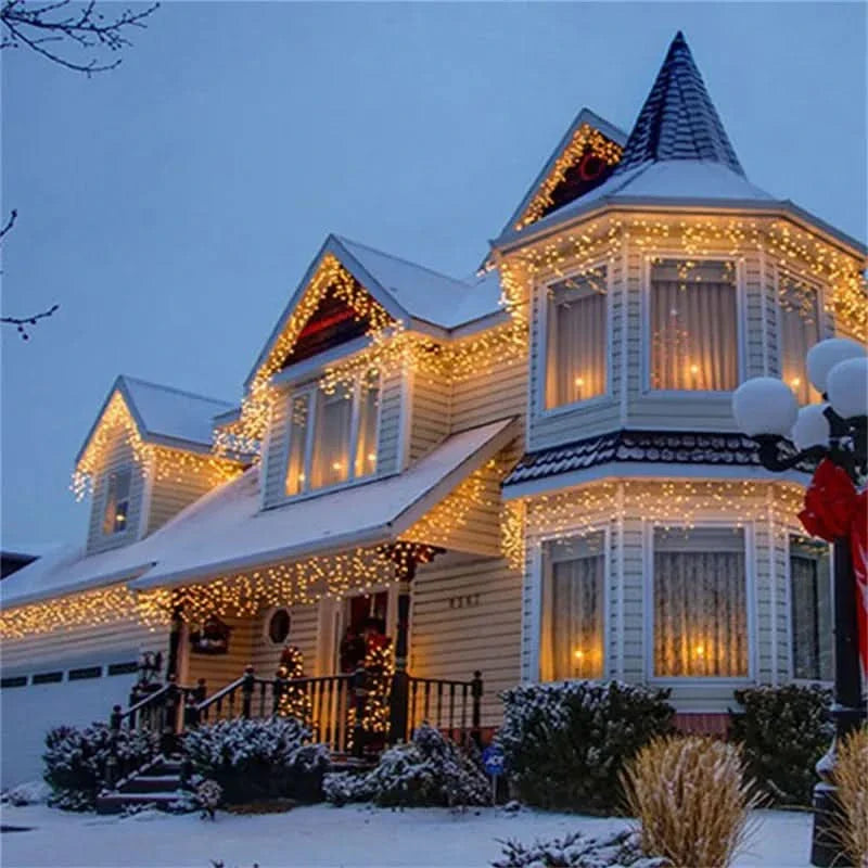 Christmas LED Curtain Lights – Charm and Magic for Your Home ✨🎄