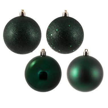 Christmas Ball Ornament Kit - 50 Pieces for Holiday Decoration