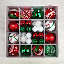 Christmas Ball Ornament Kit - 42 Pieces for Holiday Decoration