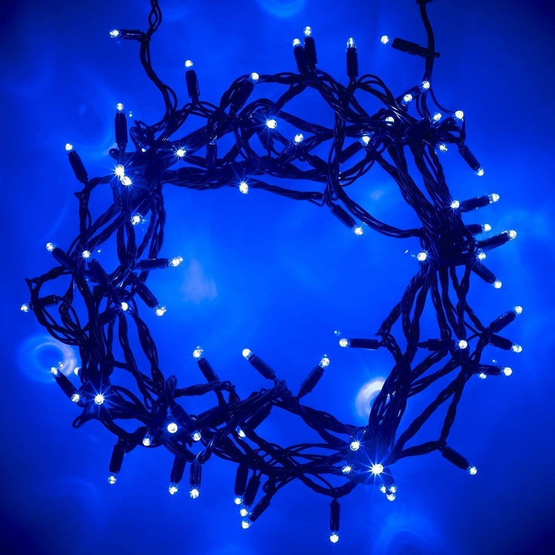 200 Blue LED Christmas Lights 🎄✨