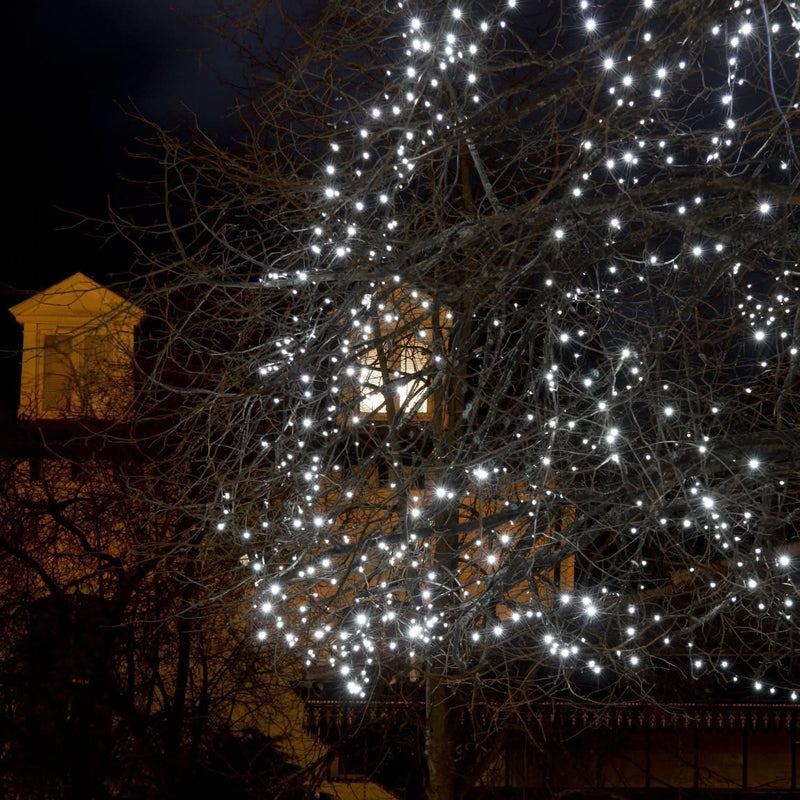 200 White LED Christmas Lights 🎄✨
