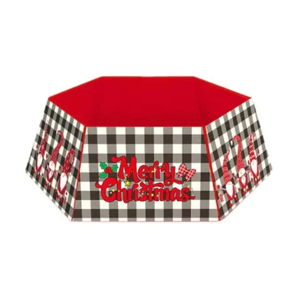 Decorative Patterned Christmas Tree Skirt – 60×40×25 cm