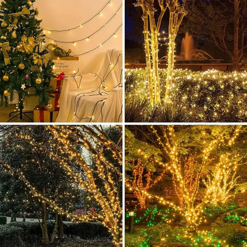 Waterproof LED Fairy Lights 50M– Christmas Magic with Remote Control