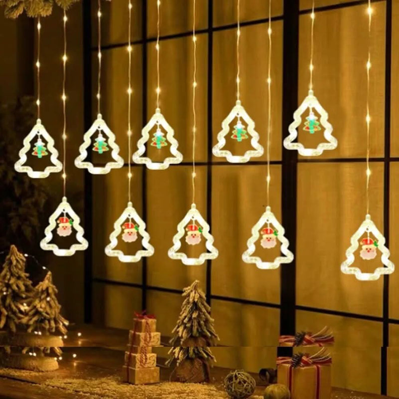 Christmas LED Curtain Lights for Decoration – Festive and Enchanting Glow ✨🎄