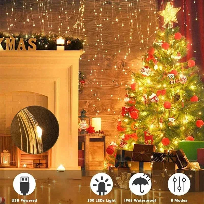 Christmas LED Curtain Lights – Magic and Charm in Your Home ✨🎄