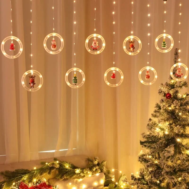 Christmas LED Curtain Lights for Decoration – Festive and Enchanting Glow ✨🎄