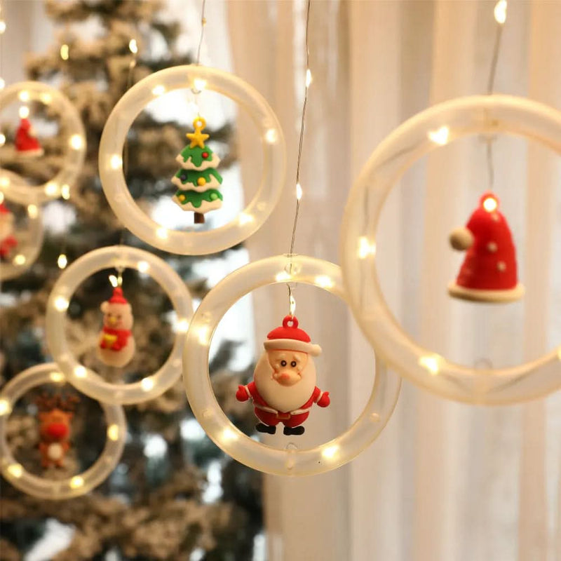 Christmas LED Curtain Lights for Decoration – Festive and Enchanting Glow ✨🎄
