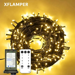 Waterproof LED Fairy Lights 50M– Christmas Magic with Remote Control