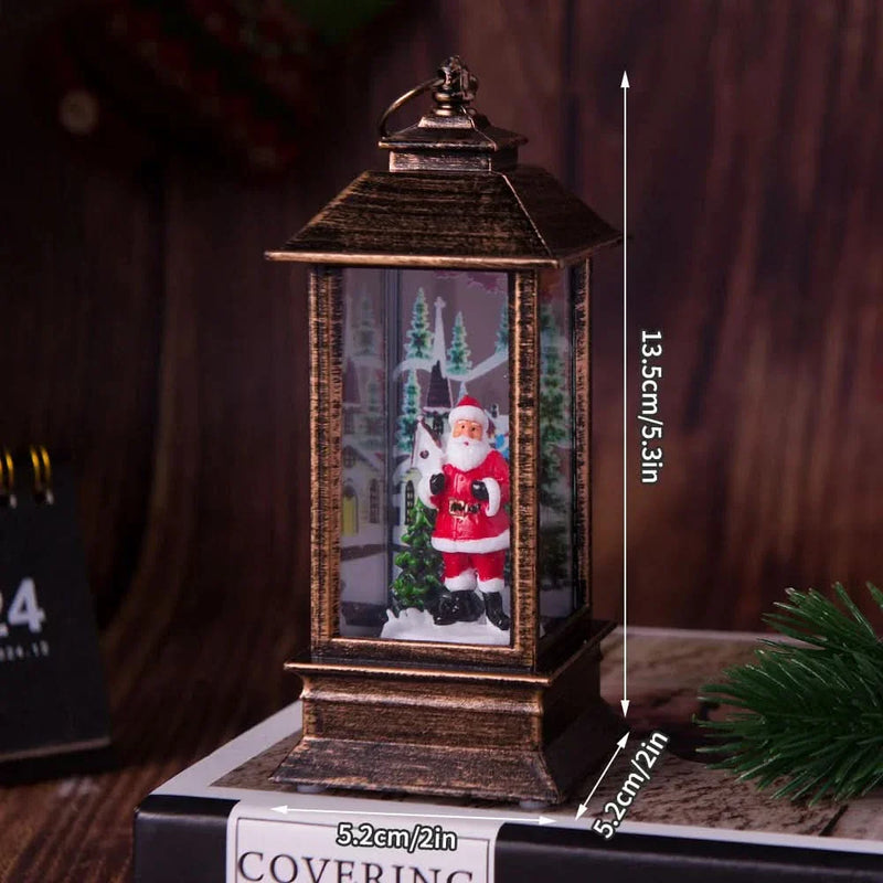Christmas Decorative Night Light with Santa Claus and Snowman 🎄✨