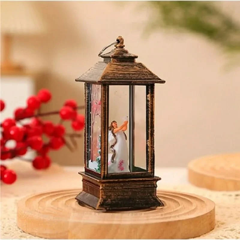 Christmas Decorative Night Light with Santa Claus and Snowman 🎄✨