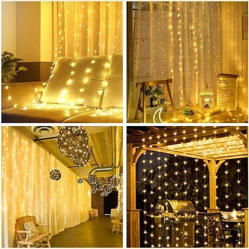 Christmas LED Curtain Lights – Magic and Charm in Your Home ✨🎄