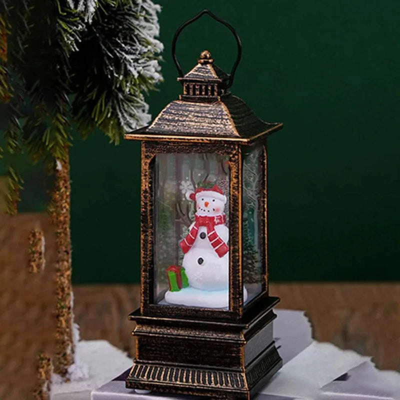 Christmas Decorative Night Light with Santa Claus and Snowman 🎄✨