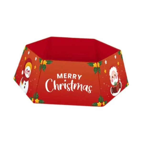 Decorative Patterned Christmas Tree Skirt – 60×40×25 cm
