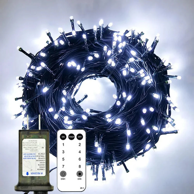 Waterproof LED Fairy Lights 50M– Christmas Magic with Remote Control