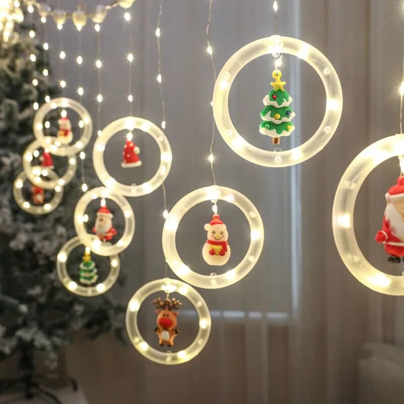 Christmas LED Curtain Lights for Decoration – Festive and Enchanting Glow ✨🎄