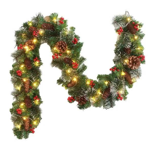 Christmas Garland with Decorations