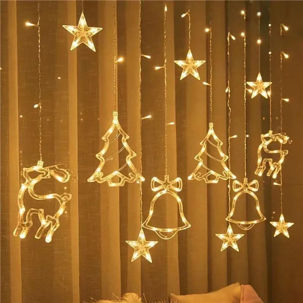 Christmas LED Curtain Lights – Charm and Magic in Your Home ✨🎄