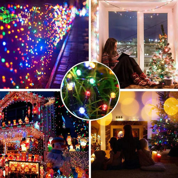 Waterproof LED Fairy Lights 50M– Christmas Magic with Remote Control