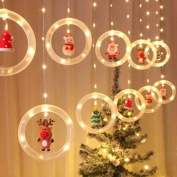 Christmas LED Curtain Lights for Decoration – Festive and Enchanting Glow ✨🎄