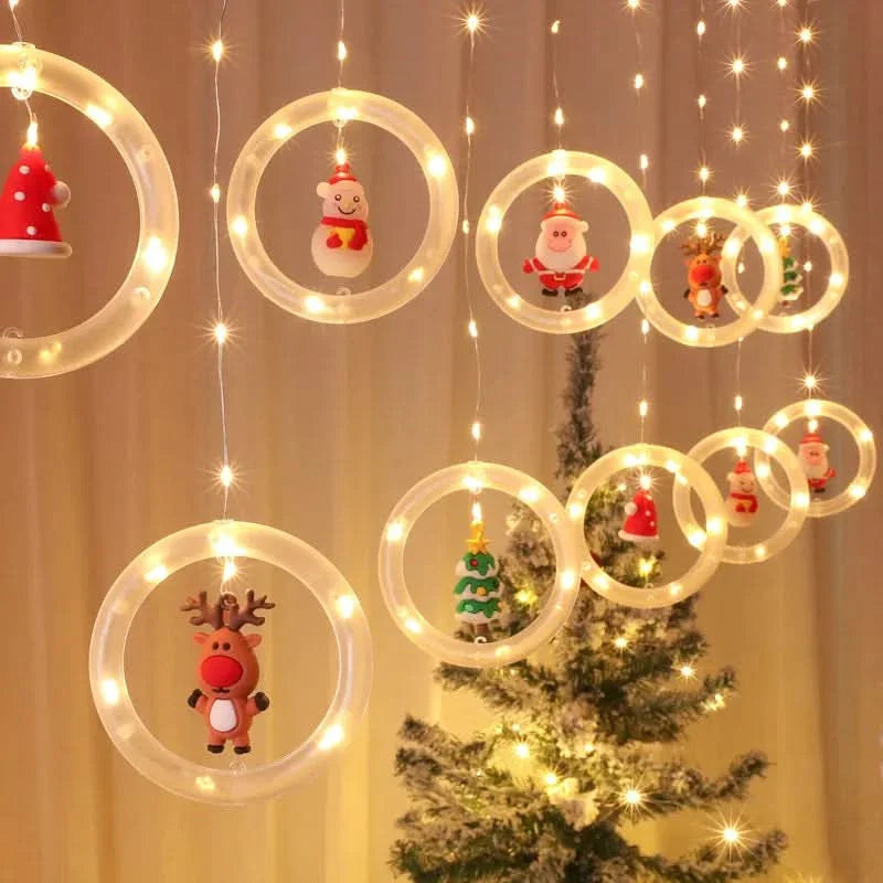 Christmas LED Curtain Lights for Decoration – Festive and Enchanting Glow ✨🎄