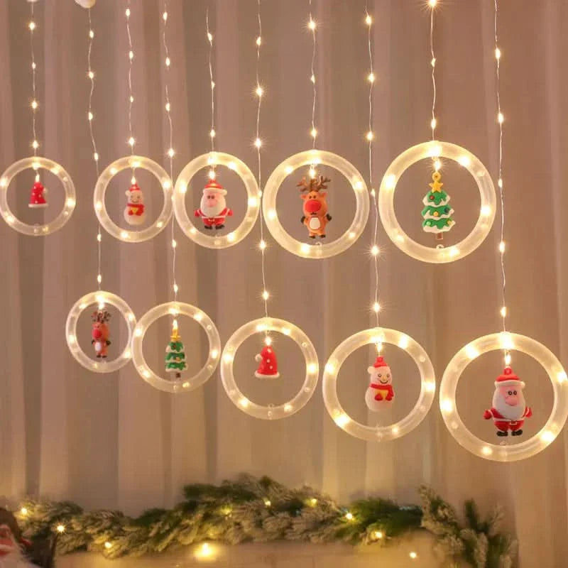 Christmas LED Curtain Lights for Decoration – Festive and Enchanting Glow ✨🎄